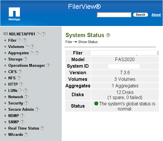 netapp system manager